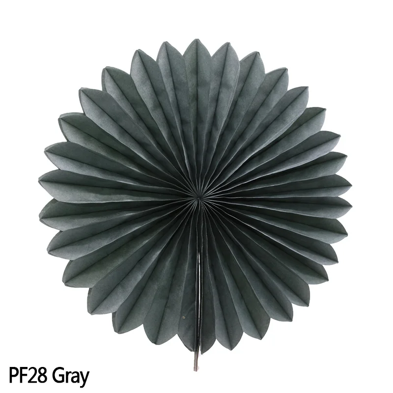 PF28 5 шт. 10-30 см папиросная бумага вырезные бумажные веера Pinwheels Висячие поделки для детского душа Свадебная вечеринка День рождения фестиваль Декор - Цвет: PF28