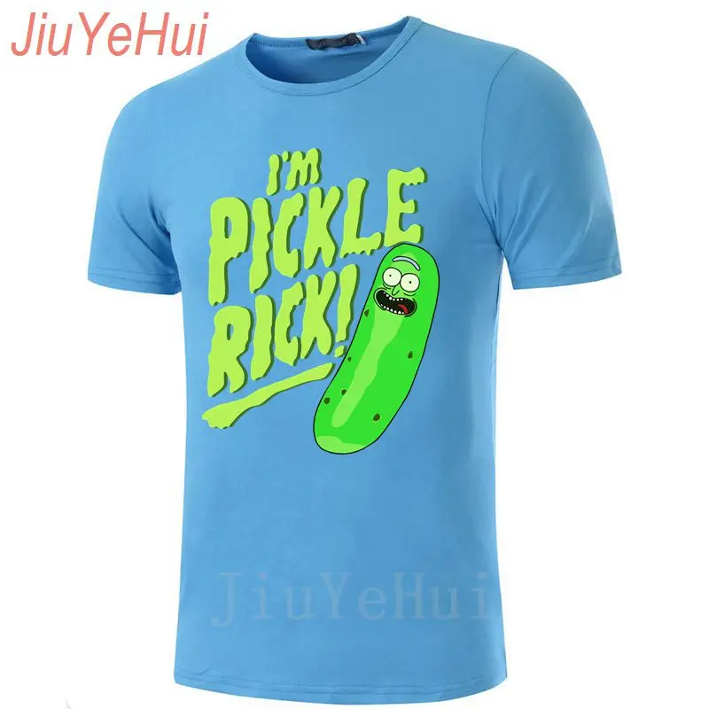 2018 Casual new I am pickle rick Camisetas Rick y Morty Camiseta Hombre de manga corta personalizada hombres Camisetas hombres 2018 Casual new I am pickle rick Camisetas Rick y Morty Camiseta Hombre de manga corta personalizada hombres Camisetas hombres