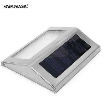 

HNGCHOIGE Solar Power 2 LED Light Pathway Deck Path Step Stairs Wall Garden Yard Bulbs
