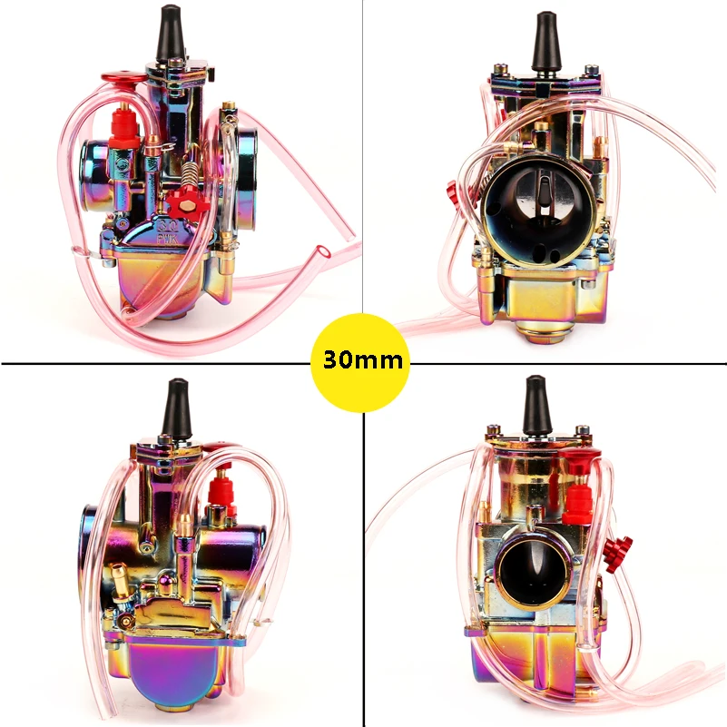 PWK карбюратор мотоцикл 4 т ход двигателя части скутеры Байк ATV 28 30 32 34 мм с Мощность реактивный гоночный мото