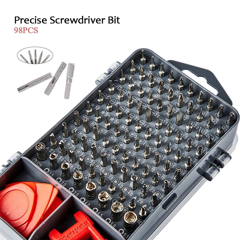 KALAIDUN 112 in 1 Screwdriver Set Magnetic Screwdriver Bit Torx Multi Mobile Phone Repair Tools Kit Electronic Device Hand Tool6