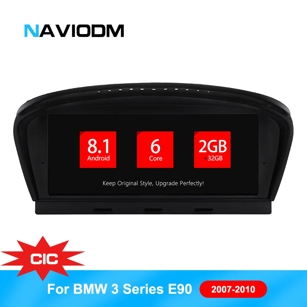 

8.8 inch Android 8.1 PX6 6 core Car DVD Player For BMW 5 Series E60 E61 E60 CIC CCC System Car Multimedia Player auto GPS Radio