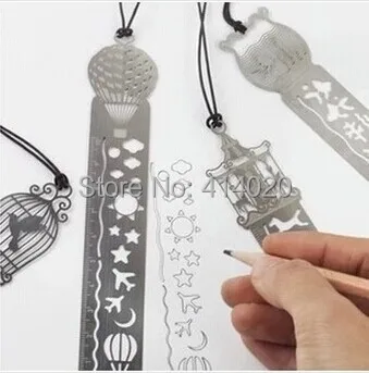 

Free Shipping With Fedex Wedding Gifts Party Supplies Shining Metal Bookmark Rule Whole Sale