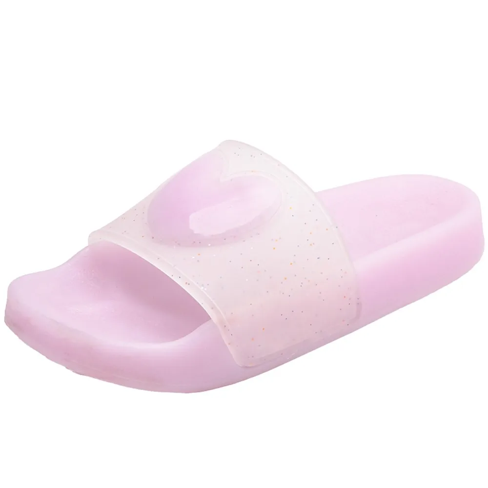 SAGACEShoes/женская летняя обувь с рисунком; светящийся светильник; тапочки; женские сандалии для девочек; пляжные шлепанцы; обувь на Рождество; обувь на Хэллоуин - Цвет: Pink