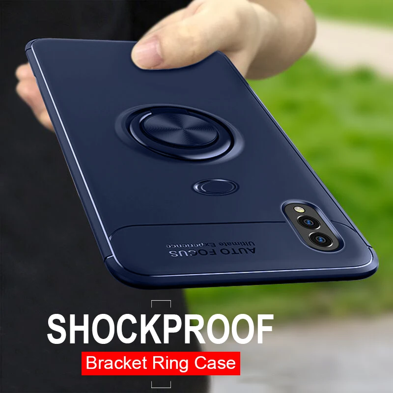 

Luxury Soft Magic Ring Case For Huawei P20 Pro Honor 10 9 Lite Phone Case Cover For Huawei Honor 8x Max Shockproof Case