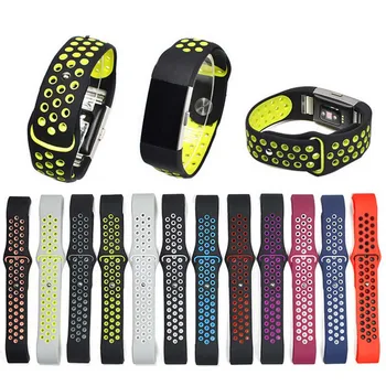 

100pcs Band for Fitbit Charge 2 Sport Silicone Band wrist Strap For Fitbit Charge 2 Bracelet Smart Wristband Accessories
