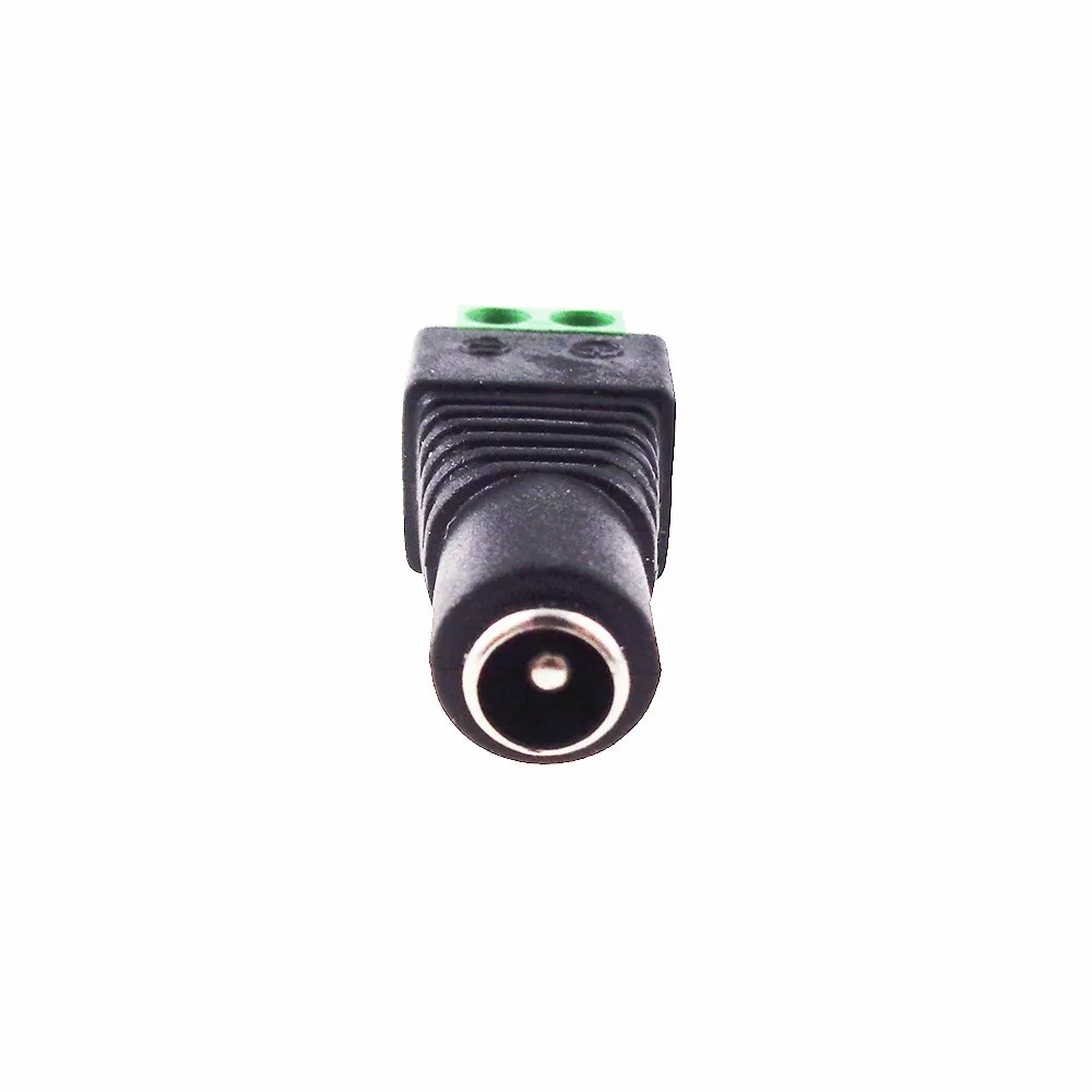 2.1 x 5.5mm DC Power Female Plug Adapter Connector Plug for 5050 3528 LED Strip Light CCTV DVR (9)