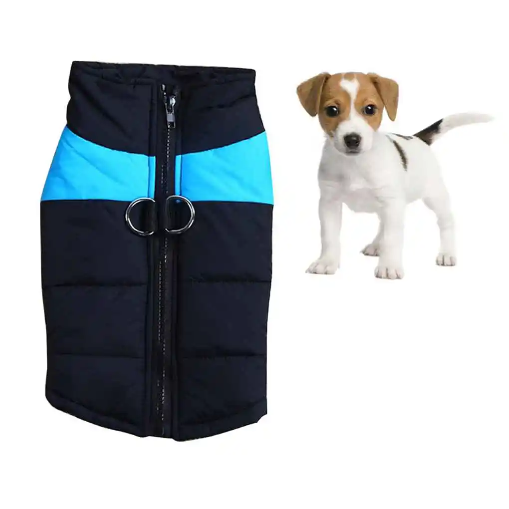 

Winter Dog Vest Fashion Pet Down Jacket Warm Cotton Zipper Closlure Dog Clothes for Most Dogs