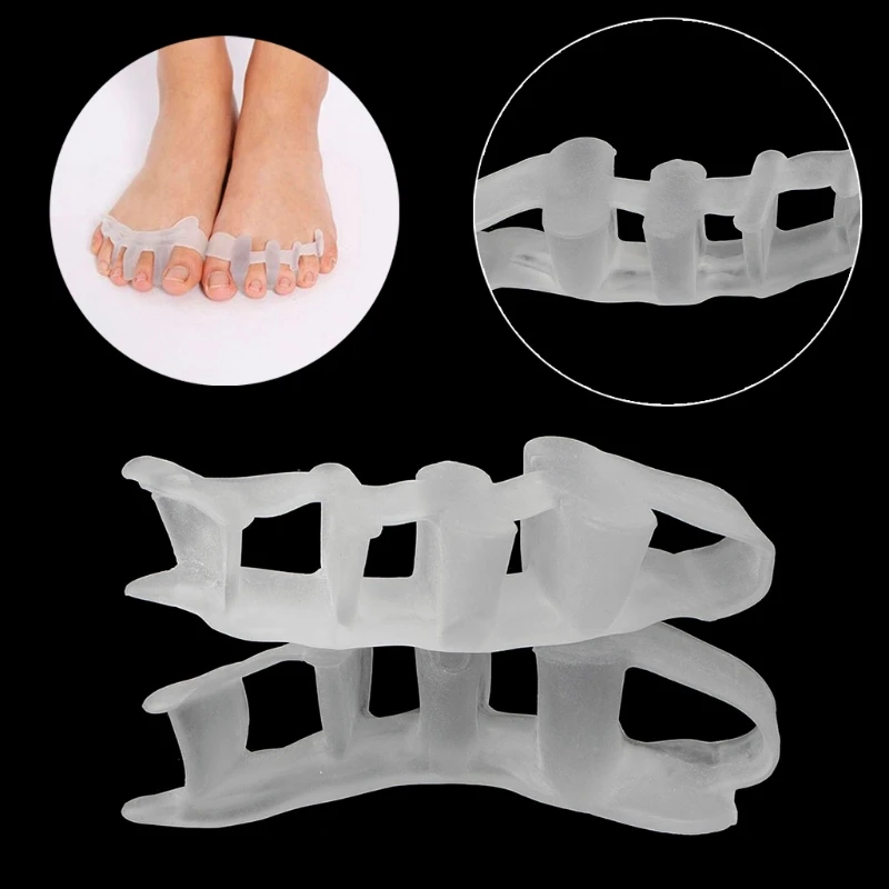 

Silicone Foot Care Gel Bunion Protector Toe Separators Straightener Spreader Insloes Correctors Hallux Valgus Correction