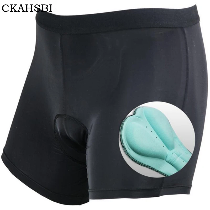 

CKAHSBI 2018 Cool Tights Thicker Silica Gel Padded Bicycle Short Pant MTB A Bike BMX Ciclismo Black Men Cycling Shorts Clothing
