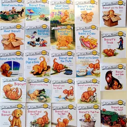 24 livros/conjunto série biscoito phonics inglês imagens livros eu posso ler crianças história livro educação precoce bolso leitura livro