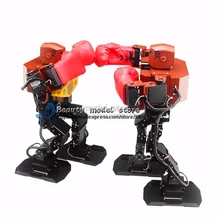 H3S 16DOF Boksen robot aluminium frame ondersteuning visuele programmering interface RC deur PS2 controller/APP/spraakbesturing