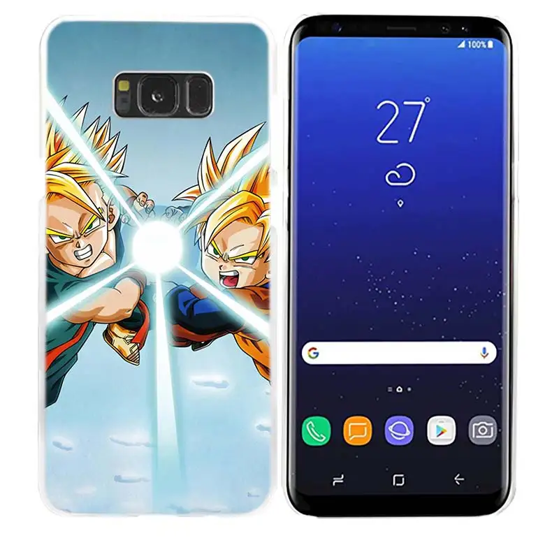 Аниме чехол для samsung Galaxy Note 8 9 M30 M20 M10 S10 S9 S8 плюс S7 S6 Край жесткий пластиковый чехол для телефона чехол с рисунком из аниме «Драконий жемчуг зет» - Цвет: 07