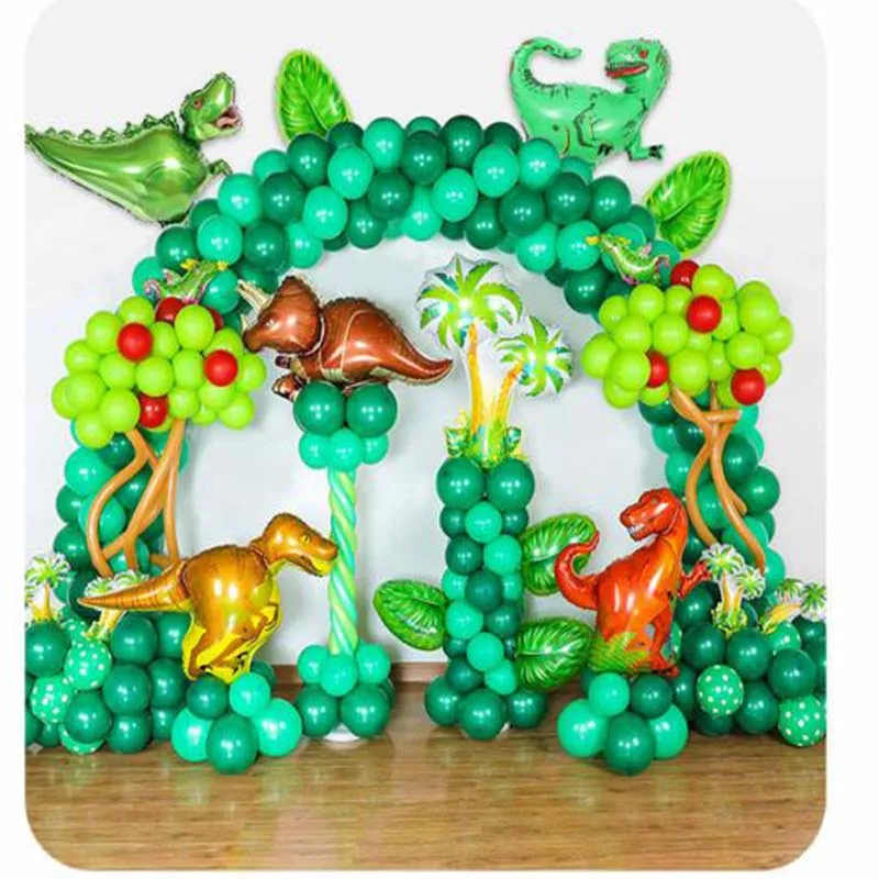 1 шт. гигантский динозавр, фольгированный шар для мальчиков, воздушные шарики в виде животных, Детские вечерние украшения на день рождения, динозавр, гелиевые шары, Детские шары