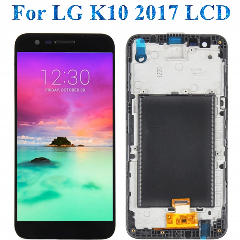 

5.3" For LG K10 2017 M250 M250N LCD Display Touch Screen With Frame Digitizer Assembly For K10 2017 LCD Replacement Parts