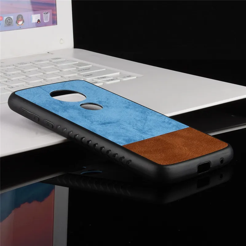 Чехол для Motorola Moto G6 Play мягкий силиконовый чехол телефона из искусственной кожи G 6