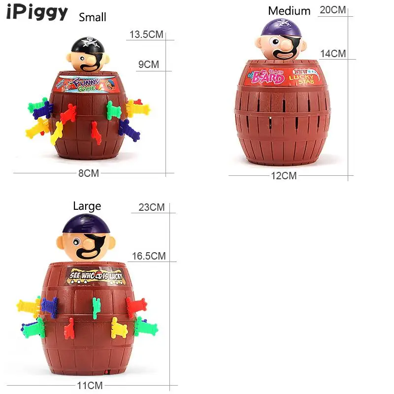 Ipiggy игрушки новинка Игрушечные лошадки дети Лаки Stab Pop Up шокер кляп для детей 3