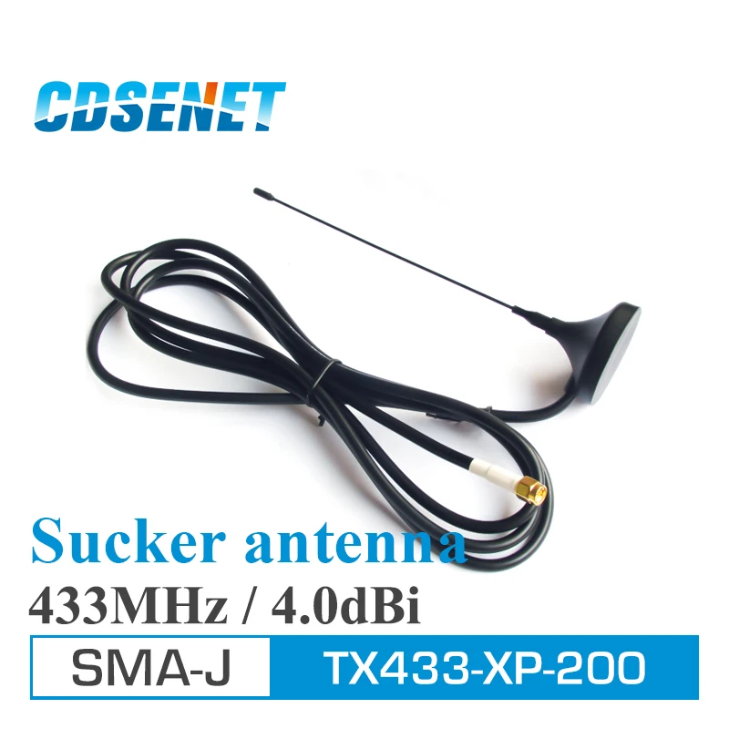bilder für 2 Teile/los Wifi 433 MHz Antenne Original CDSENET TX433-XP-200 SMA-J Männlich High Gain 4dBi 2 mt 433 MHz rf Antennen für Kommunikation bilder für 2 Teile/los Wifi 433 MHz Antenne Original CDSENET TX433-XP-200 SMA-J Männlich High Gain 4dBi 2 mt 433 MHz rf Antennen für Kommunikation