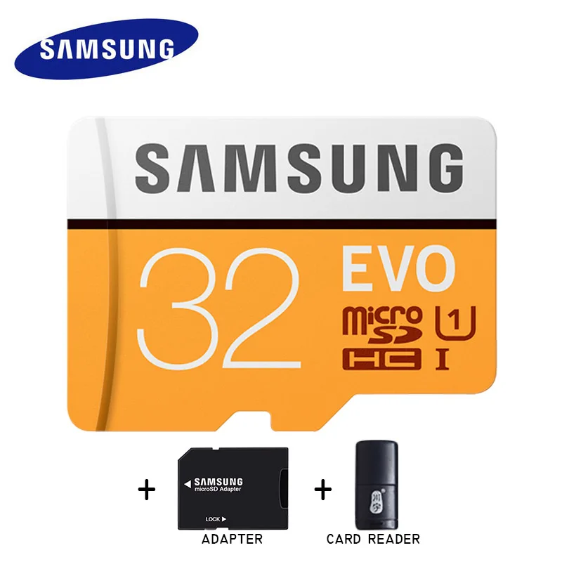 Лучший SAMSUNG оригинальный Microsd EVO Micro Sd карта 32 Гб 64 Гб Sd карта 128 Гб класс 10 SDHC SDXC 16 Гб карта памяти 95 м с Подарок адаптер