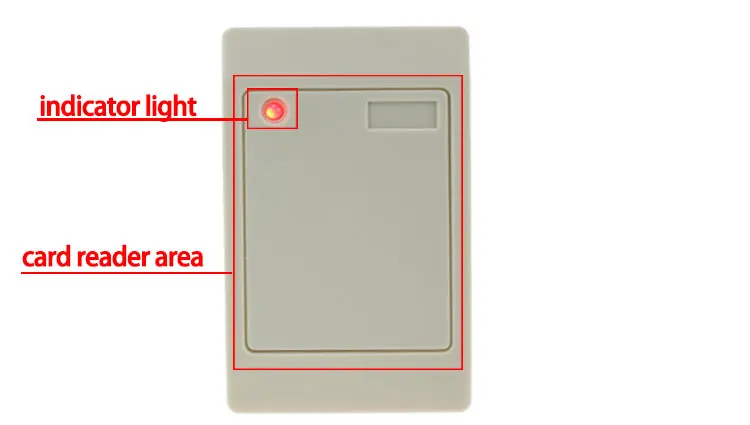 IP65 Водонепроницаемый ABS RFID считыватель карт контроля доступа 125 кГц/13,56 МГц карточка-ключ смарт-считыватель клавиатура со светодиодный