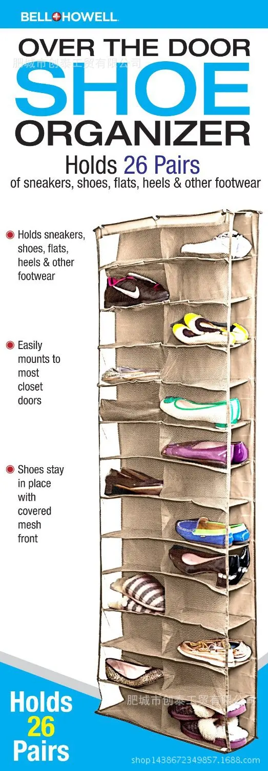 26 решеток для хранения обуви подвесной мешок за дверью