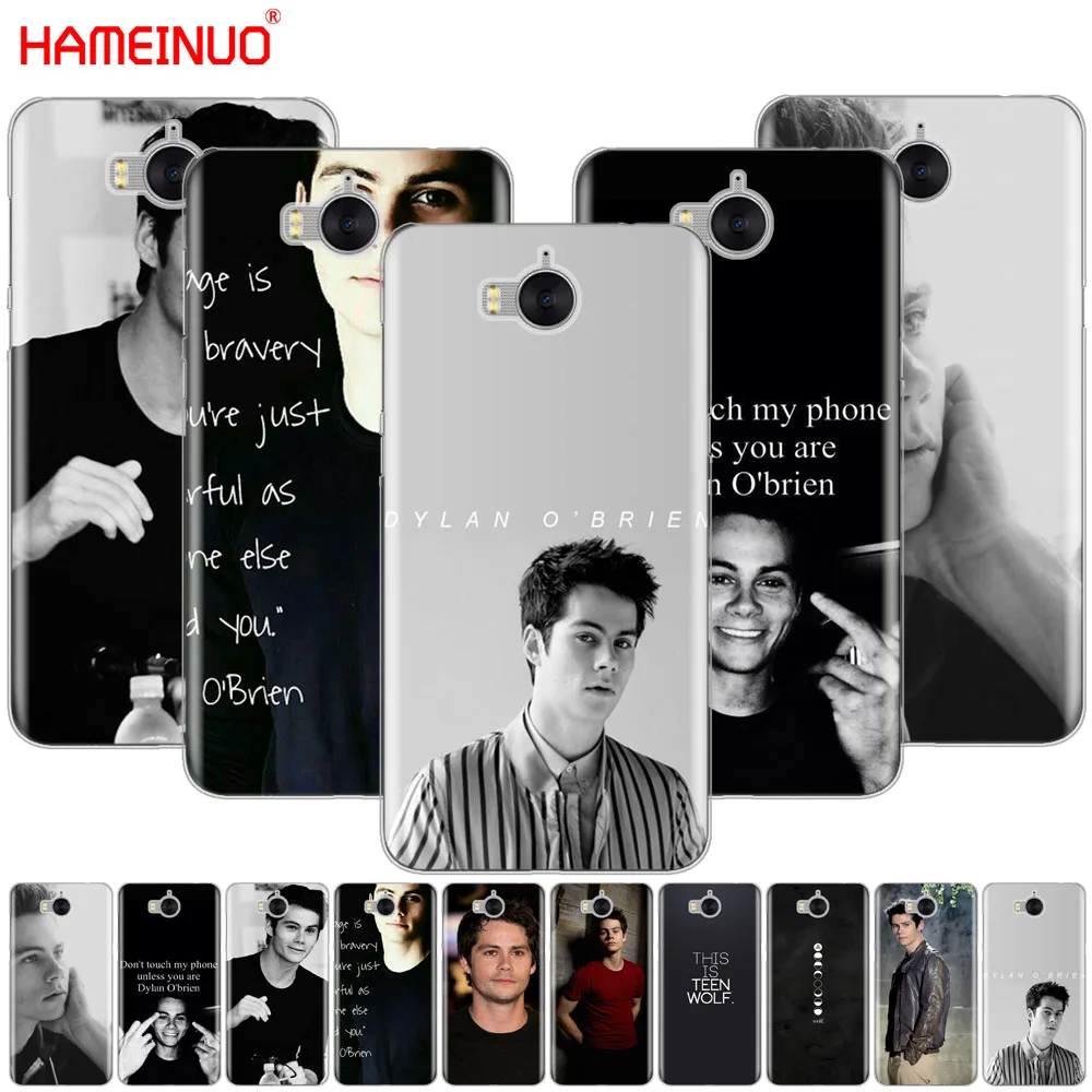 

HAMEINUO Teen Wolf Dylan O'Brien cell phone Cover Case for huawei honor 3C 4X 4C 5C 5X 6 7 Y3 Y6 Y5 2 II Y560 2017