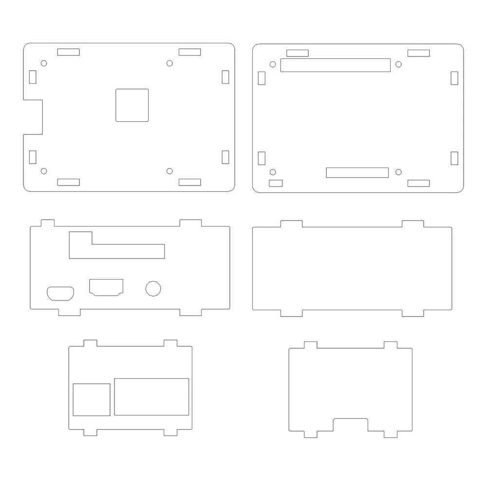 Акриловый чехол защитная коробка для Raspberry Pi HIFI усилитель плата расширения и Raspberry Pi 3 Model B Plus/3B/2B/B