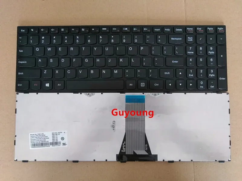 

US laptop keyboard for LENOVO B51 B51-30 B51-35 B51-80 B50-45 B50-70 Z50-70 Z50-75 T6G1 G50 B71-80 English notebook
