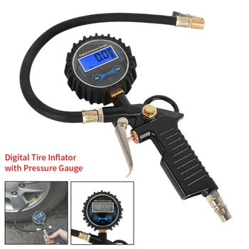 

Digital Car Tire Pressure Gauge Handle Grip Trigger Inflator 300 PSI Vehicle Tire Air Pressure Gauge For Car Truck Motorcycle