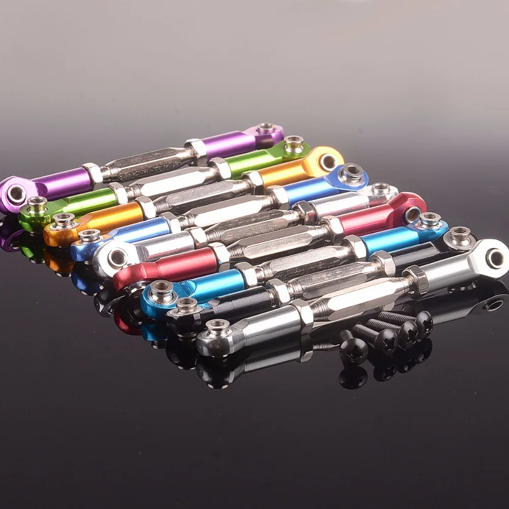 

BMT0008 Aluminum Front/Rear & Servo Link For RC HPI 1/10 Bullet 3.0 ST/MT Multicolor