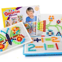 [Новинка] Растущая игрушка гриб набор для ногтей головоломка игрушки 3D Мозаика картина головоломка 296 шт собранные игрушки Образование рисование подарок для детей