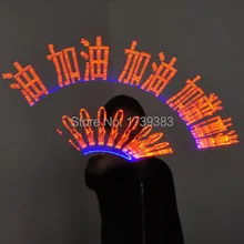 2PCS/LOT DIY programmable LED magic stick message 32 leds flash sticks Customized Concert props Programming Any Text Editing