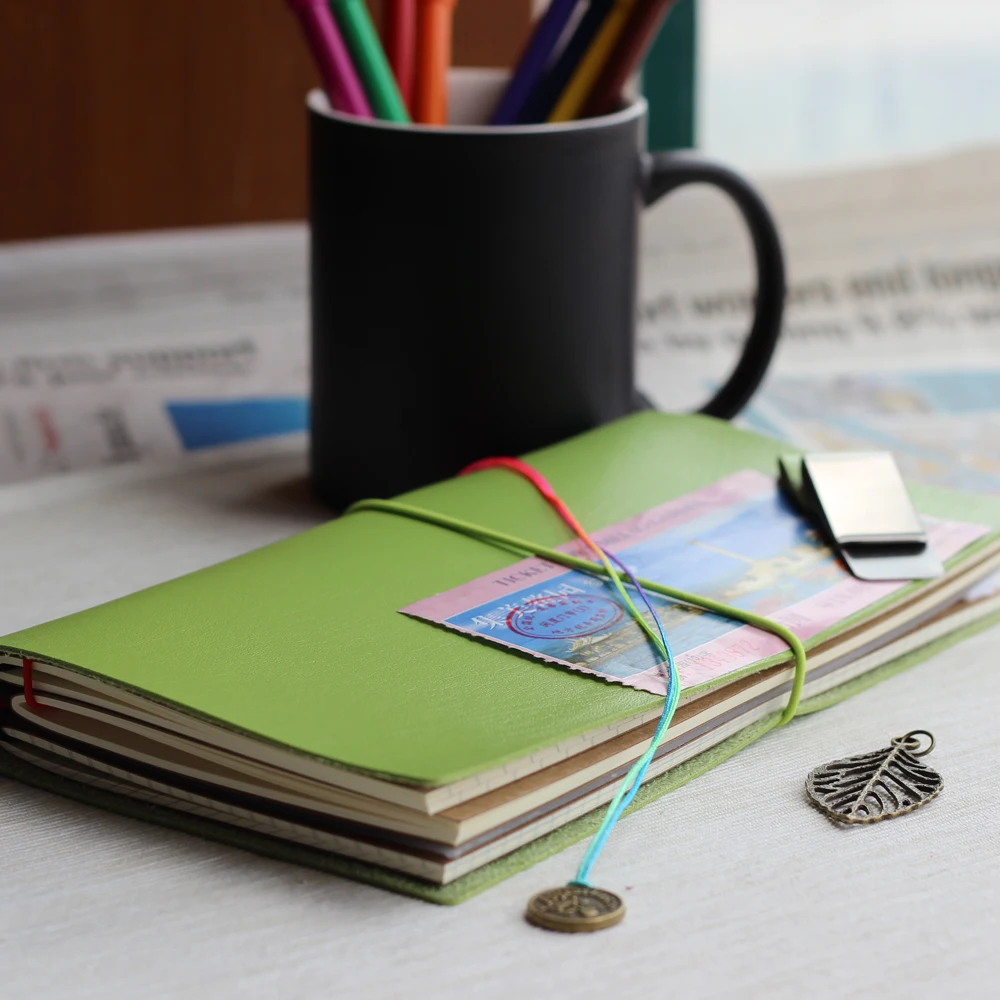 Винтаж классические кожаные офисные школы traveler bullet journal и Ноутбук канцелярские