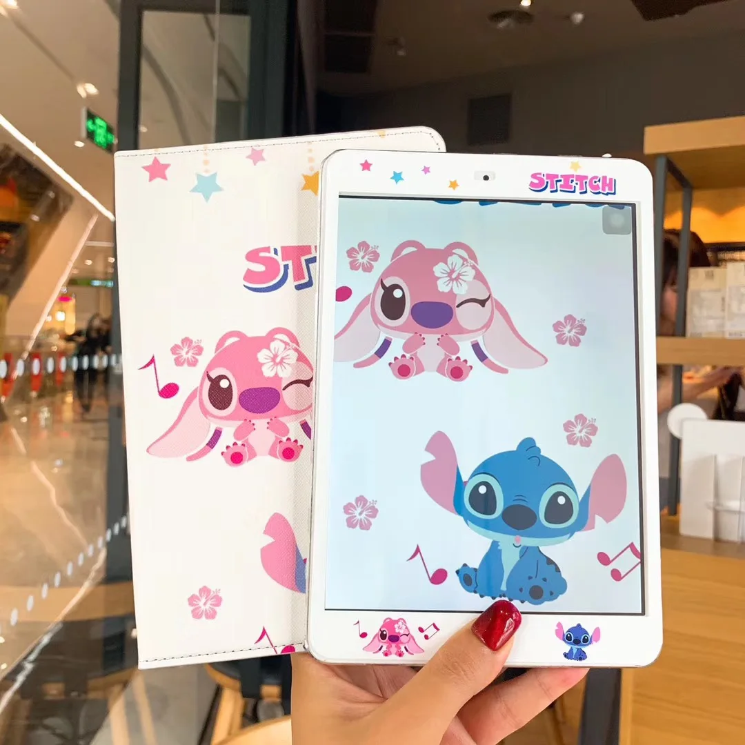 

7.9 inch Tablet Screen Protector+PU Leather Case For iPad Mini4/Mini5 Cartoon One Piece Unicorn Animals Stitch Sailor Moon