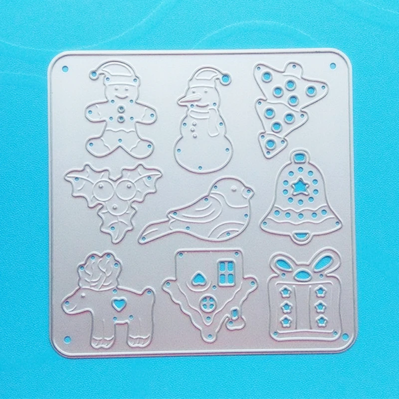 

YLCD1025 Christmas Metal Cutting Dies For Scrapbooking Stencils DIY Album Cards Decoration Embossing Folder Die Cuts Template