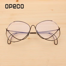 Opeco модные круглые rento металлические женские очки оправа RX able очки женские полный обод близорукость оптические очки