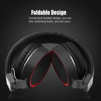 

High Quality Headband Folding Stereo Headphones Hi-Fi Earphones For PC MP3/4 Mobile phone Sports headset with Mic cable control