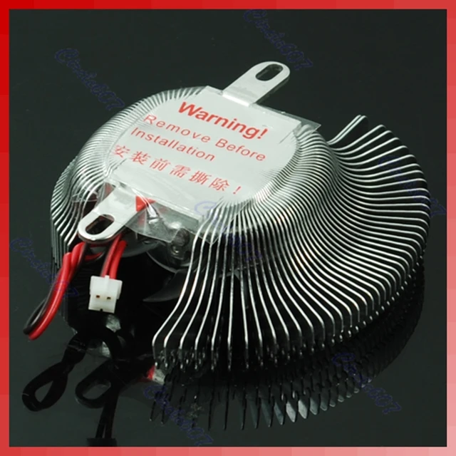 Cheap New 2 Pin Small QQ Computer Graphics Card Heatsinks Cooler Cooling Fan