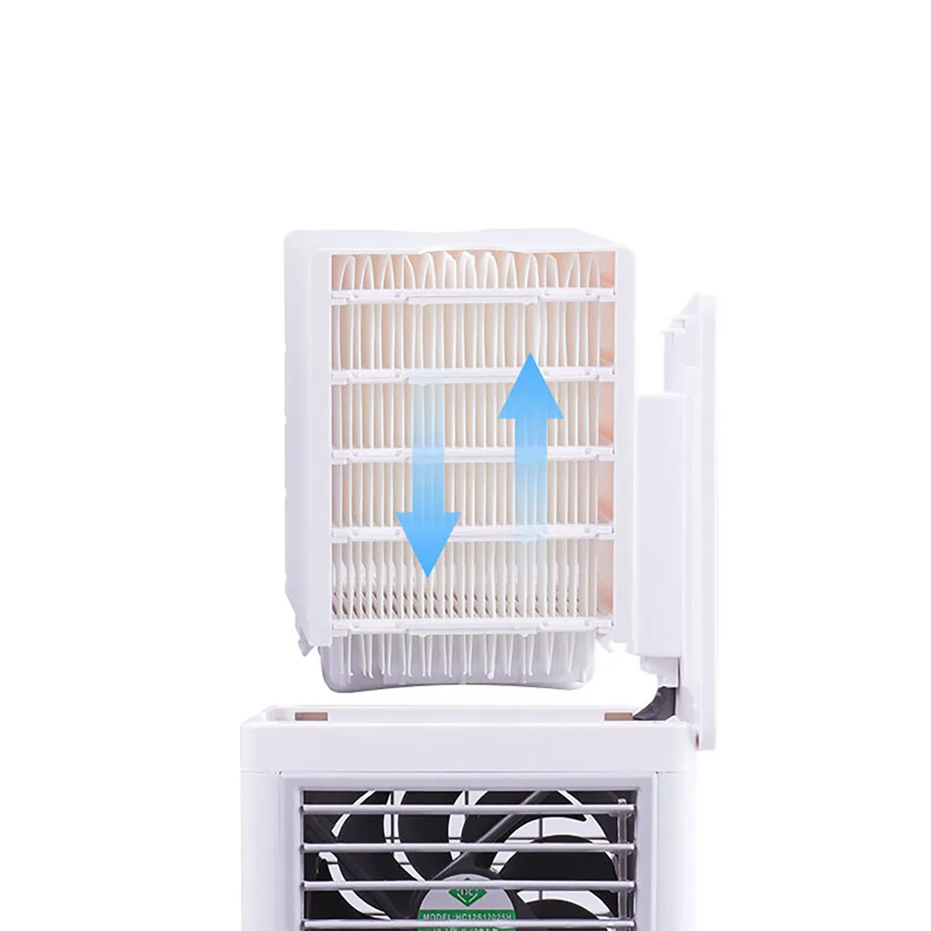 USB Charging Full Screen Feel Smart Mini Portable Air Conditioning Fan Air And Cooling Technology Air Conditioner Fan Filter