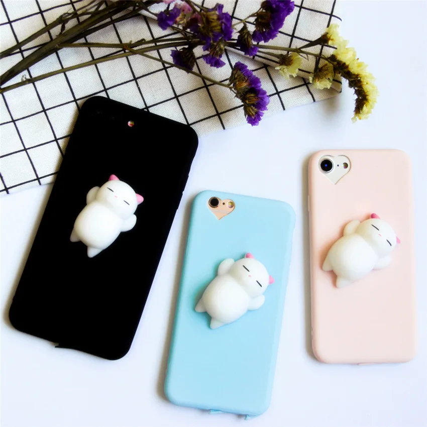 Togoat мягкими 3D Игрушечные лошадки Телефон чехол для iPhone 6 S 7 Plus 5 5S Дело сердце