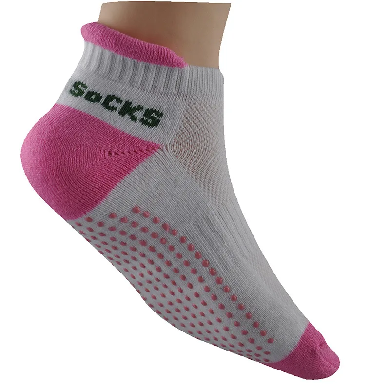 1 Pair Women Fitness Women Professional Yoga Socks Anti Slip Rubber Dots Sports Indoor Exercise