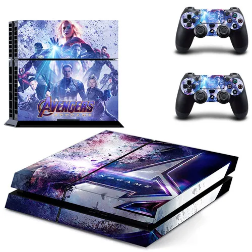 Мстители Капитан Америка Железный человек наклейка для PS4 наклейка для консоли playstation 4 и 2 контроллера наклейка для PS4 s Наклейка - Цвет: GYTM2553