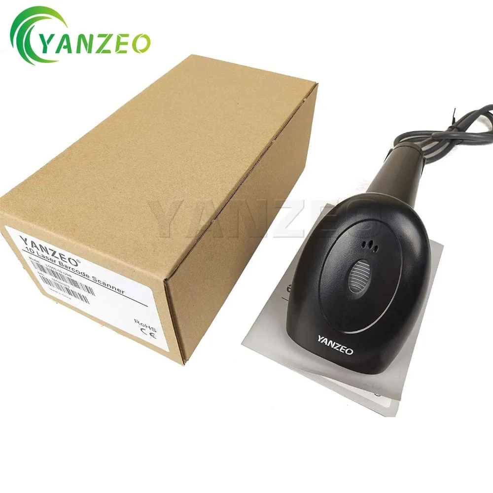 Yanzeo L1000 Handheld Wired Laser Barcode Scanner USB Wired 1D Bar Code Reader for Store POS System