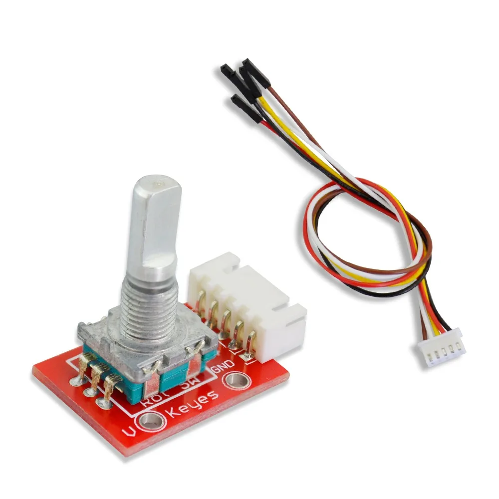 

KEYES 360 Rotary Encoder Electronic block module with lead arduinos and micro bit compatible