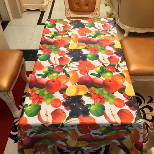 New PVC Tablecloth Europe pastoral Style Home Waterproof Oilproof