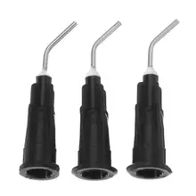 Одноразовые локоть шприц для промывания бутылок согнутая стоматологический слепочный шприцы конвейер 10 шт./пакет