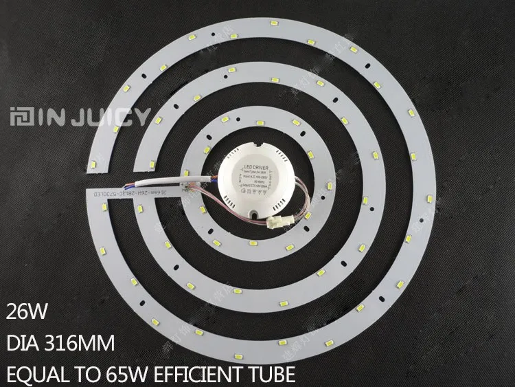 26Round-25Watt-316MM-5730-SMD-LED-Chip-Light-Bulb-Ceiling-Lamp-Plate-Replace-Board-with-Transformer (1)