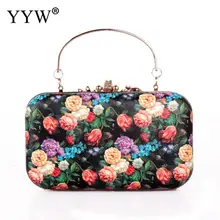 2019 Flower Rhinestone Clutch Handbag Vintage Women Evening Party Box Bag Crystal Flower Metal Handdle Large Wedding Purse Totes 2019 Flower Rhinestone Clutch Handbag Vintage Women Evening Party Box Bag Crystal Flower Metal Handdle Large Wedding Purse Totes