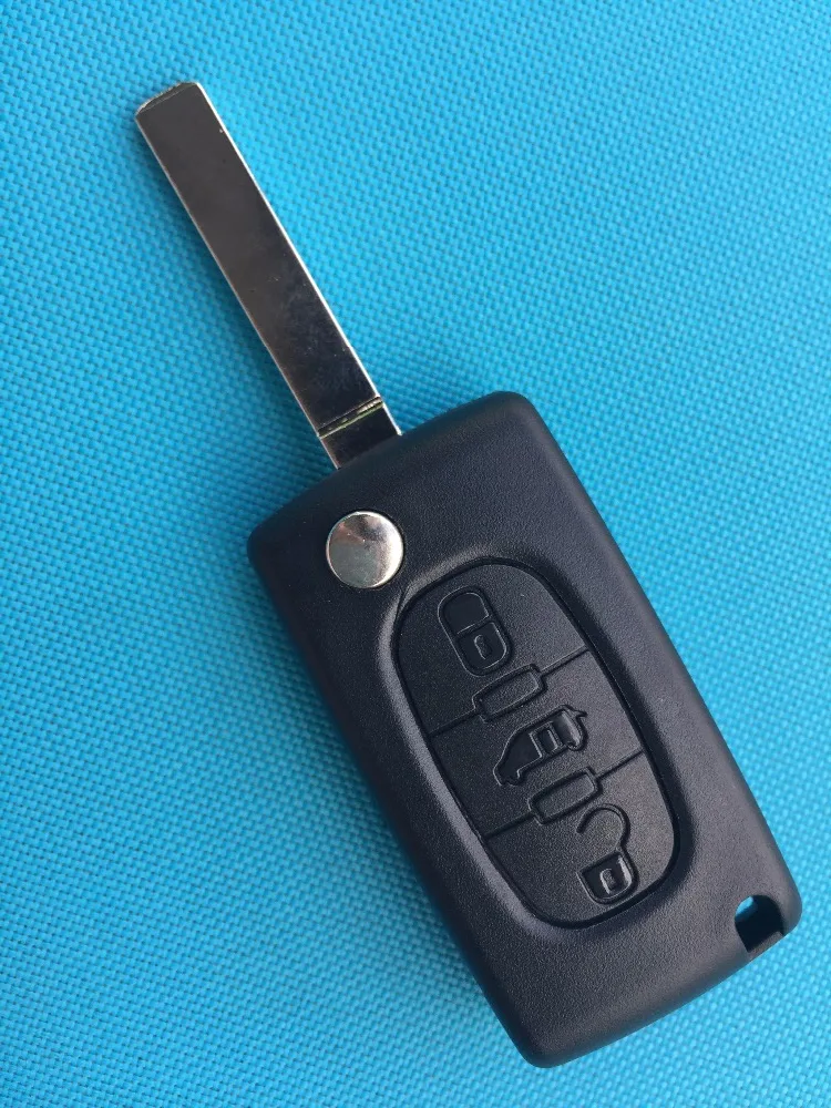 

ZABEUDEIR For Fiat VAN 3 buttons FOB REMOTE KEY Case blade type VA2 no groove uncut blank shell