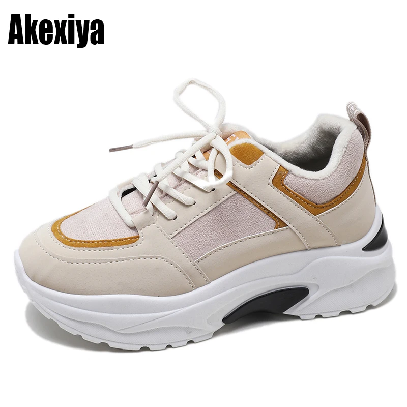 

2019 new spring tenis feminino lace-up gray shoes woman PU Leather solid color female shoes casual women shoes sneakers f934